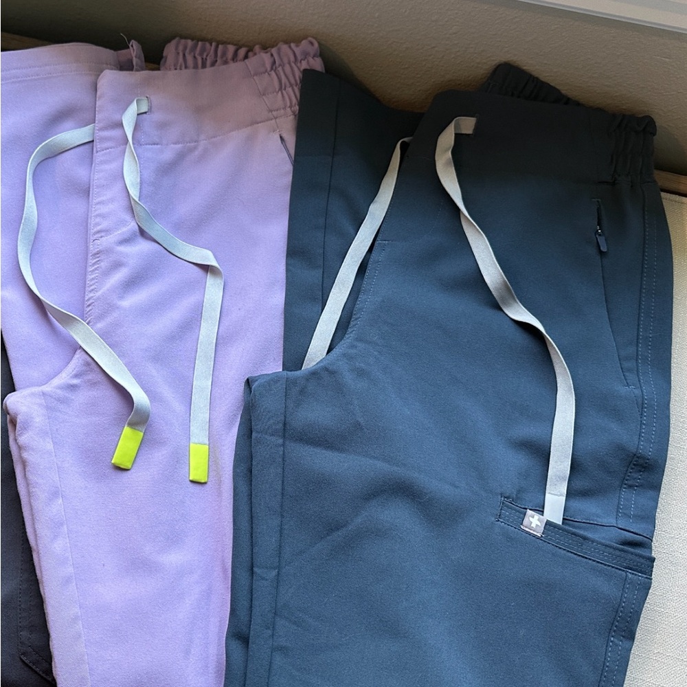 High-Waisted FIGS Scrub Bottoms